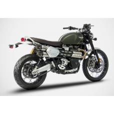 ZARD Dual Slip-on Exhaust for the Triumph Scrambler 1200 (19-20)